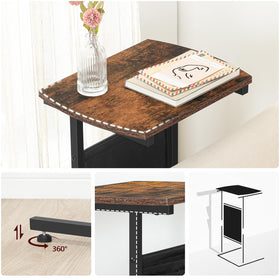 HOOBRO rustic-brown and black finish complements modern living spaces.