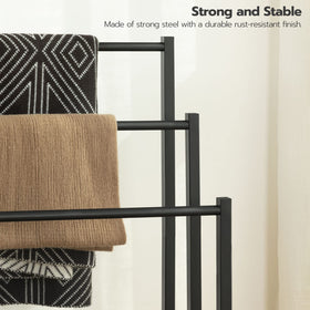 HOOBRO rustic brown and black finish complements modern bathrooms