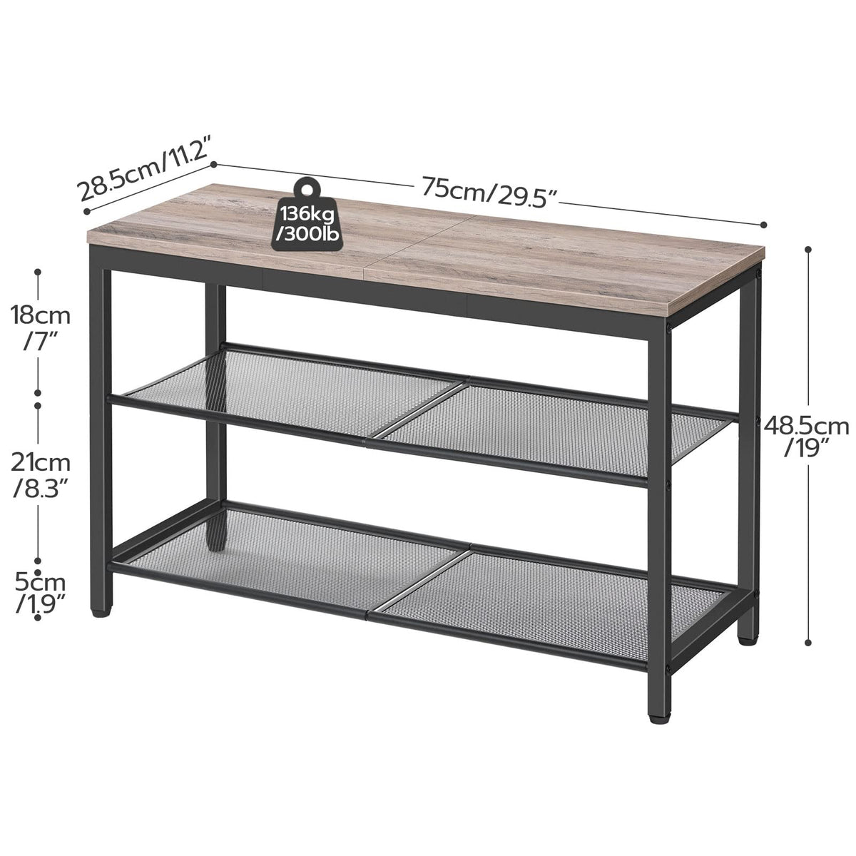 HOOBRO industrial metal frame emphasizes durability and long-term use.