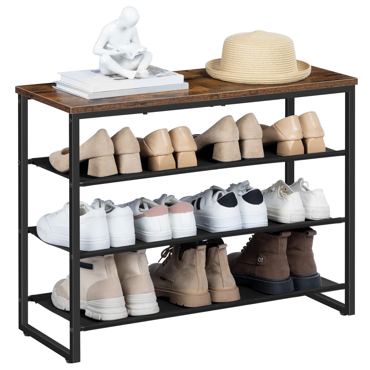 HOOBRO capacity view shows 12-16 pairs across four tiers