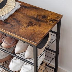 HOOBRO durable construction combines particleboard and metal for daily use.