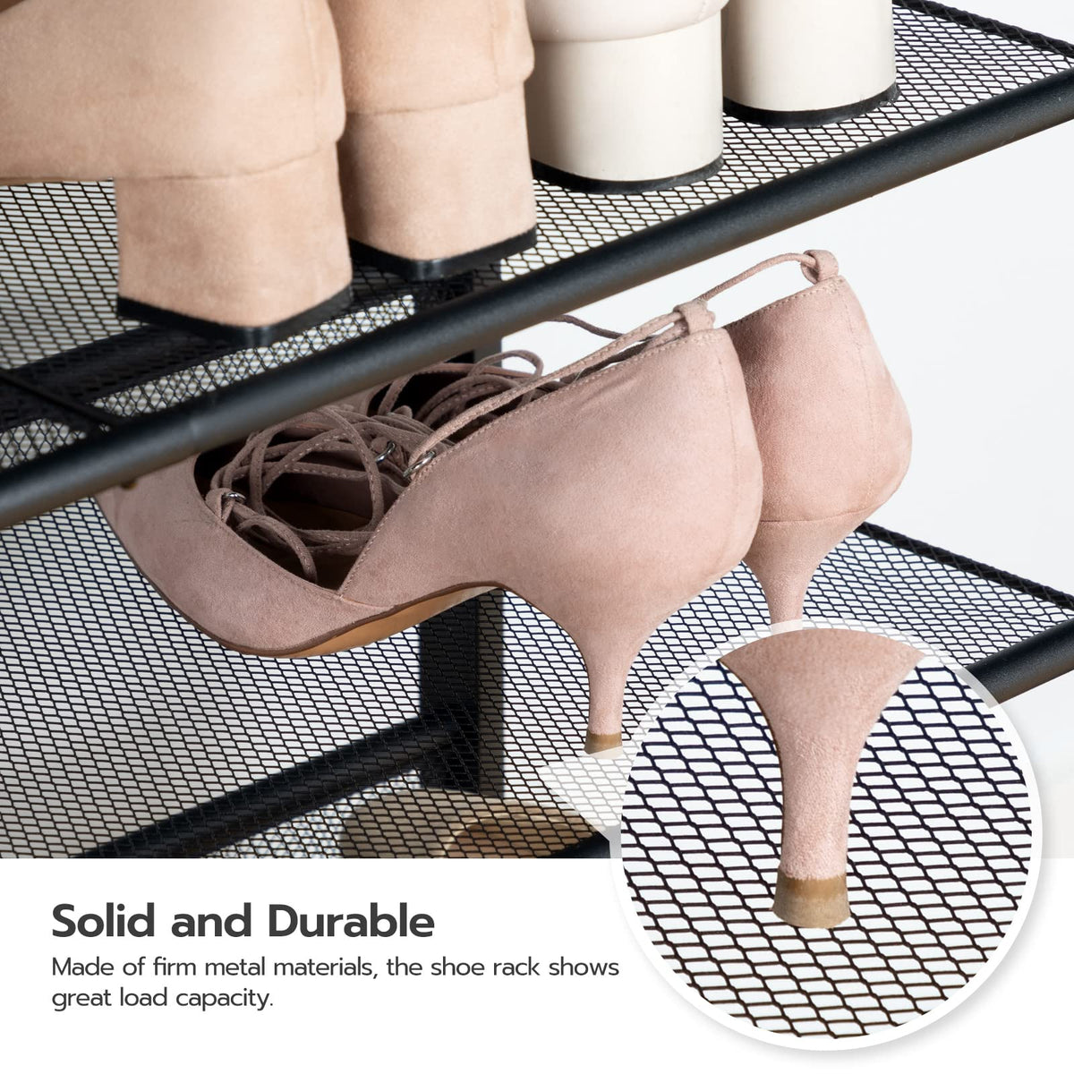 HOOBRO closet-friendly arrangement for shoes and small items