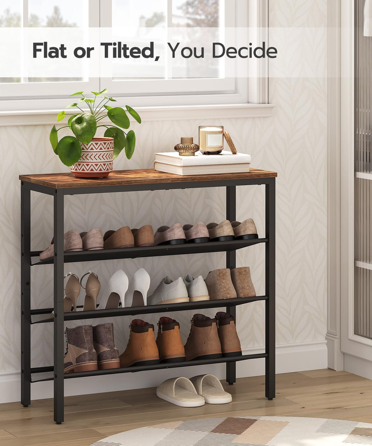 HOOBRO mesh shelves emphasize breathable, easy-to-clean design
