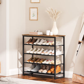 HOOBRO oxford fabric shelves keep shoes breathable and easy to wipe clean.