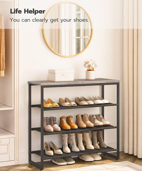 HOOBRO removable shelves customize space for sneakers and boots