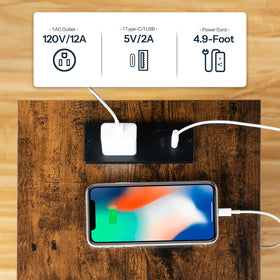 HOOBRO durable particleboard top resists everyday wear