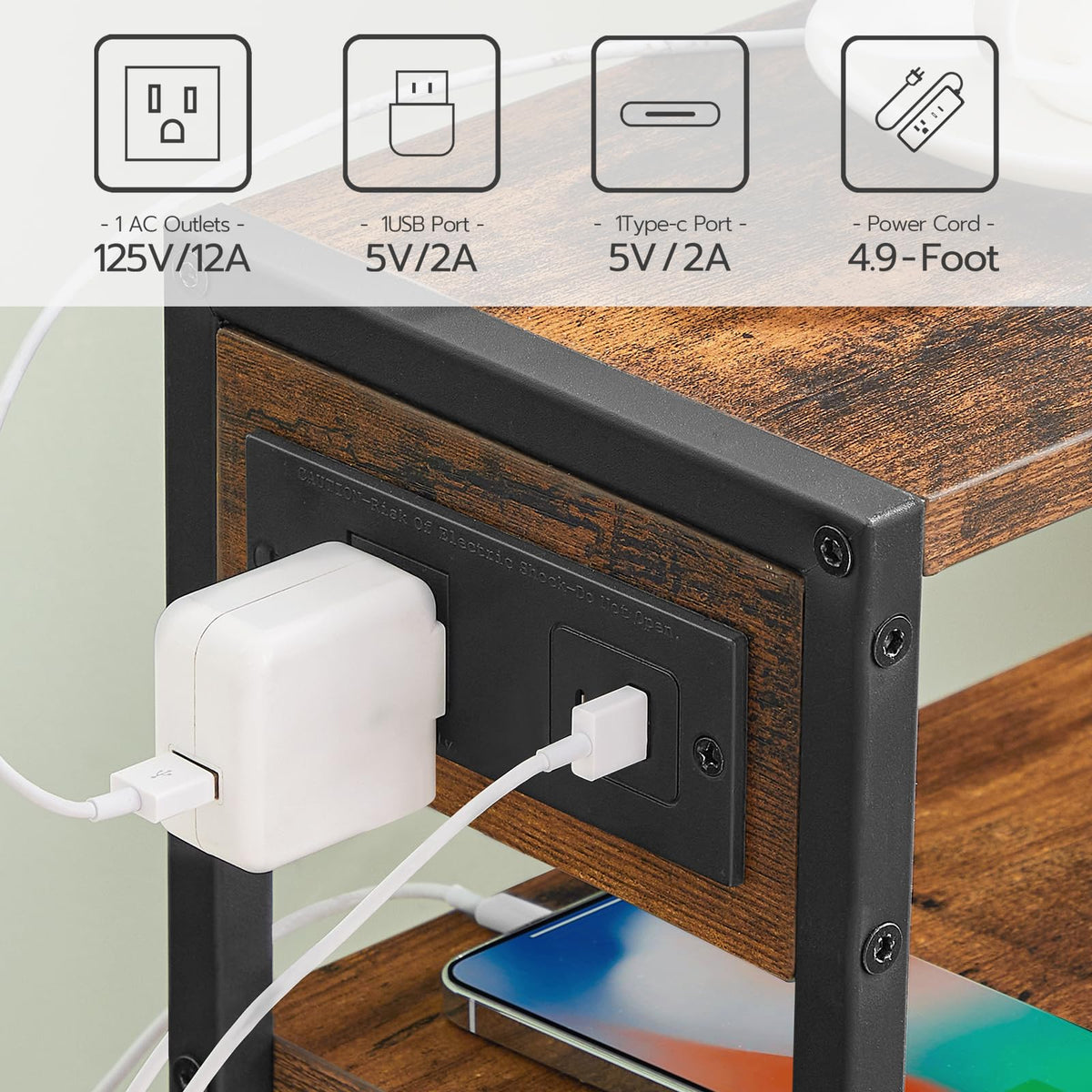HOOBRO compact slim table fits tight spaces