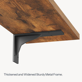 HOOBRO slim-profile shelves blend with any room decor.