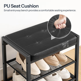 HOOBRO adjustable feet protect floors and stabilize the bench.
