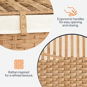 HOOBRO basket rests securely with non-slip feet