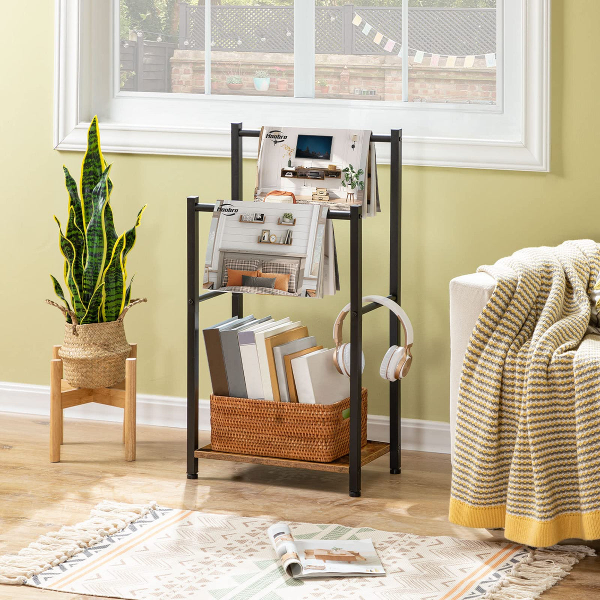 HOOBRO sturdy bars hold up to 45 lbs per rail for heavy towels.