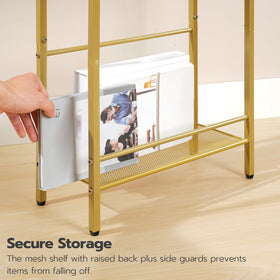 HOOBRO sturdy construction blends metal and particleboard for dependable daily use