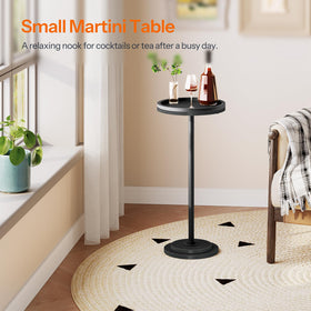 HOOBRO table featuring anti-tip edge guard to prevent spills