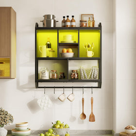 HOOBRO towel bar provides practical storage to reduce clutter.