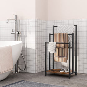 HOOBRO towel rack with anti-slip feet protecting floors and improving stability