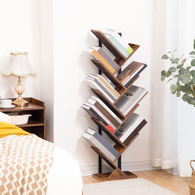 HOOBRO Tree Bookshelf space-saving design fits small rooms.