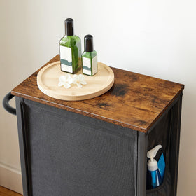 HOOBRO two lockable casters offer stability when parked