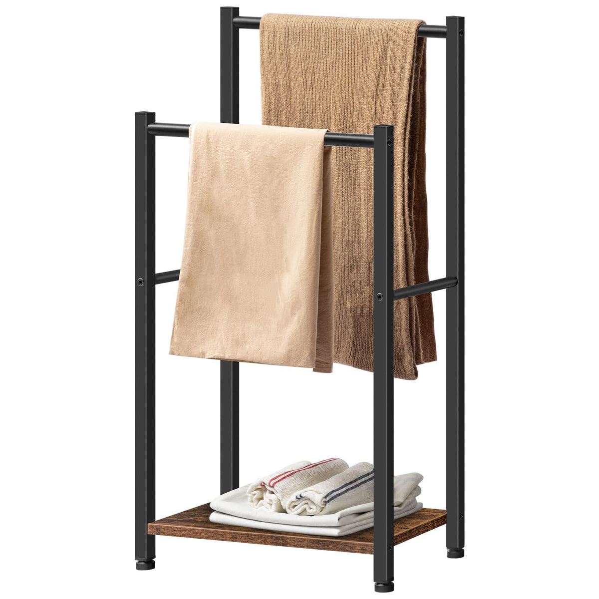 HOOBRO versatile display rack doubles as decor in baths and living areas.