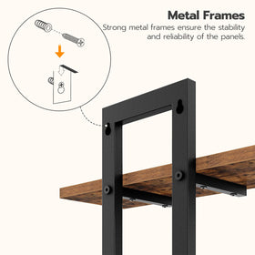 HOOBRO 40lb-capacity wall shelves support everyday items securely