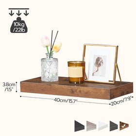 HOOBRO bedroom display shelves offer neat storage for accessories and small decor