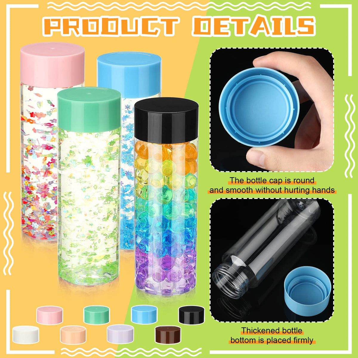 Hoolerry reusable PET bottles are durable and washable for daily use