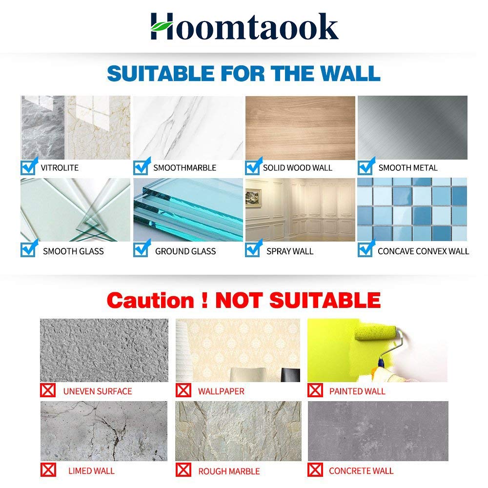 Hoomtaook product includes four hooks for versatile hanging options