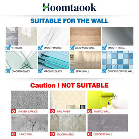 Hoomtaook product includes four hooks for versatile hanging options