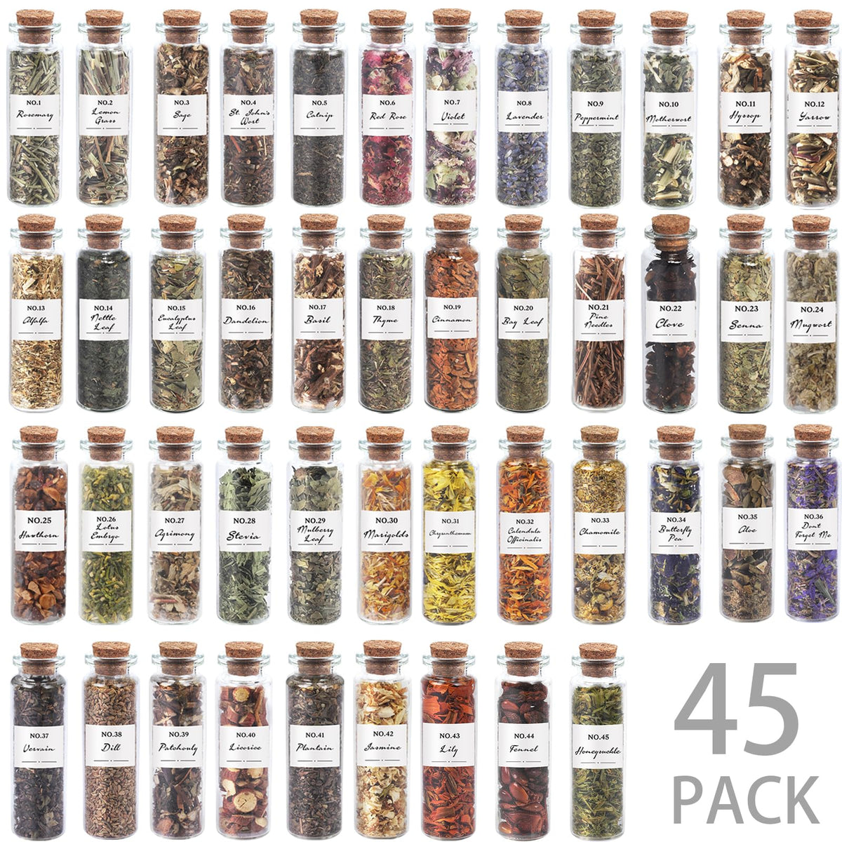 HOOMUU sage-dried-herb-bottle supports purification and clarity in practice.