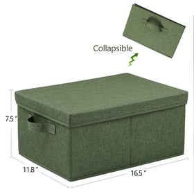 HOONEX olive storage bin packaging highlights durable core and two-pack value.