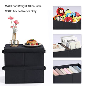 HOONEX storage bins collapsible bodies simplify storage and transport.