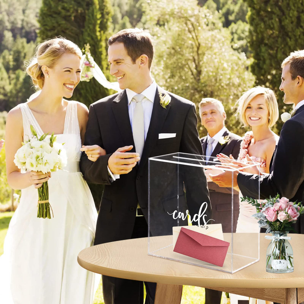 Hooqict card box suitable for weddings and events with ample capacity