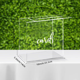 Hooqict premium 3mm acrylic card box showcasing durable material