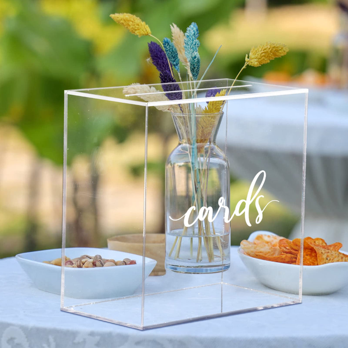 Hooqict sliding top lid facilitates easy access to collected cards