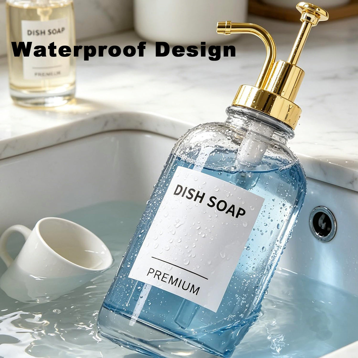 Hoousuper ready-to-use set for counter or vanity placement