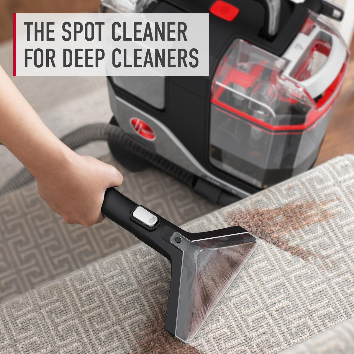 Hoover CleanSlate XL 96 oz tank reduces refills during cleaning