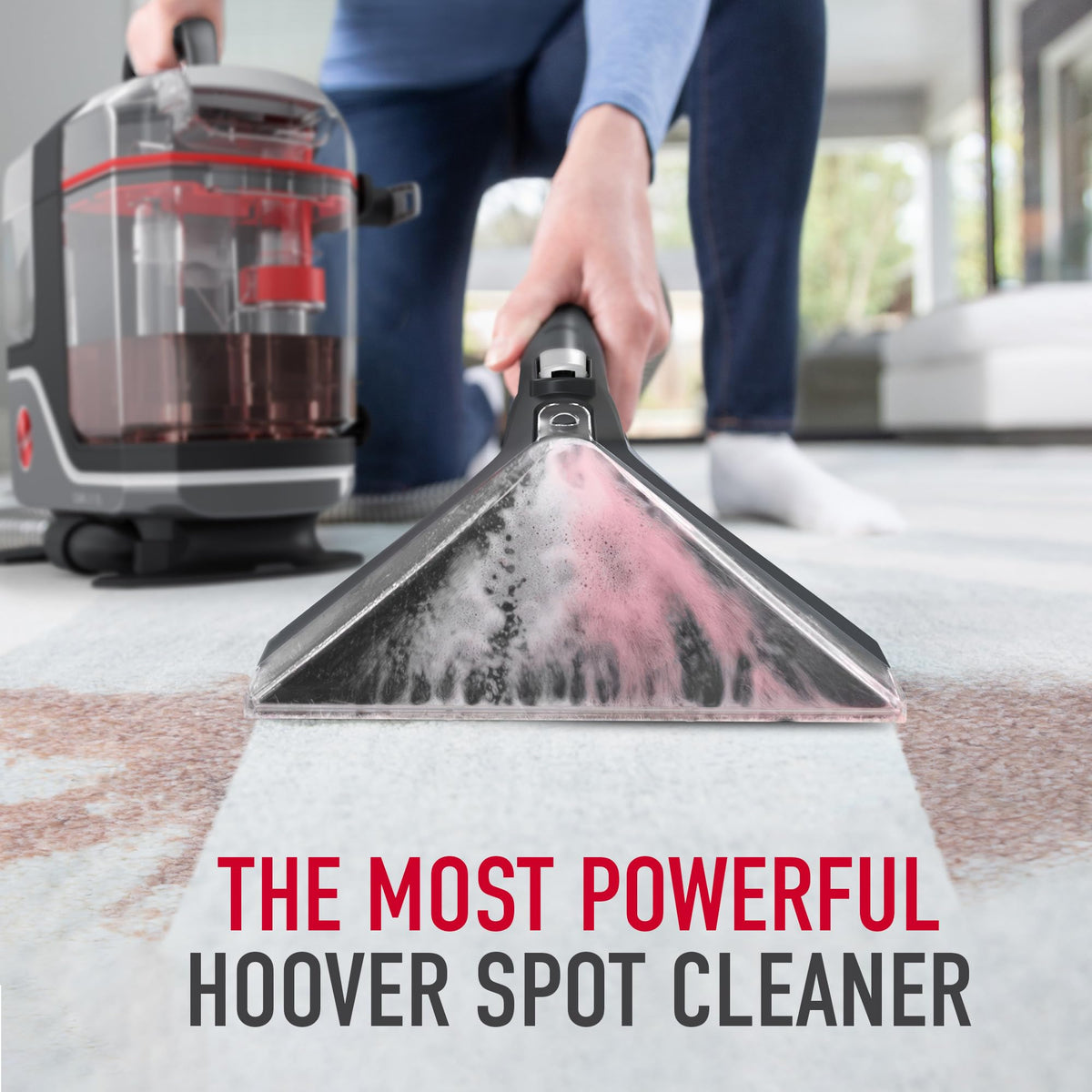 Hoover CleanSlate XL TightSpot tool reaches crevices for deep cleaning