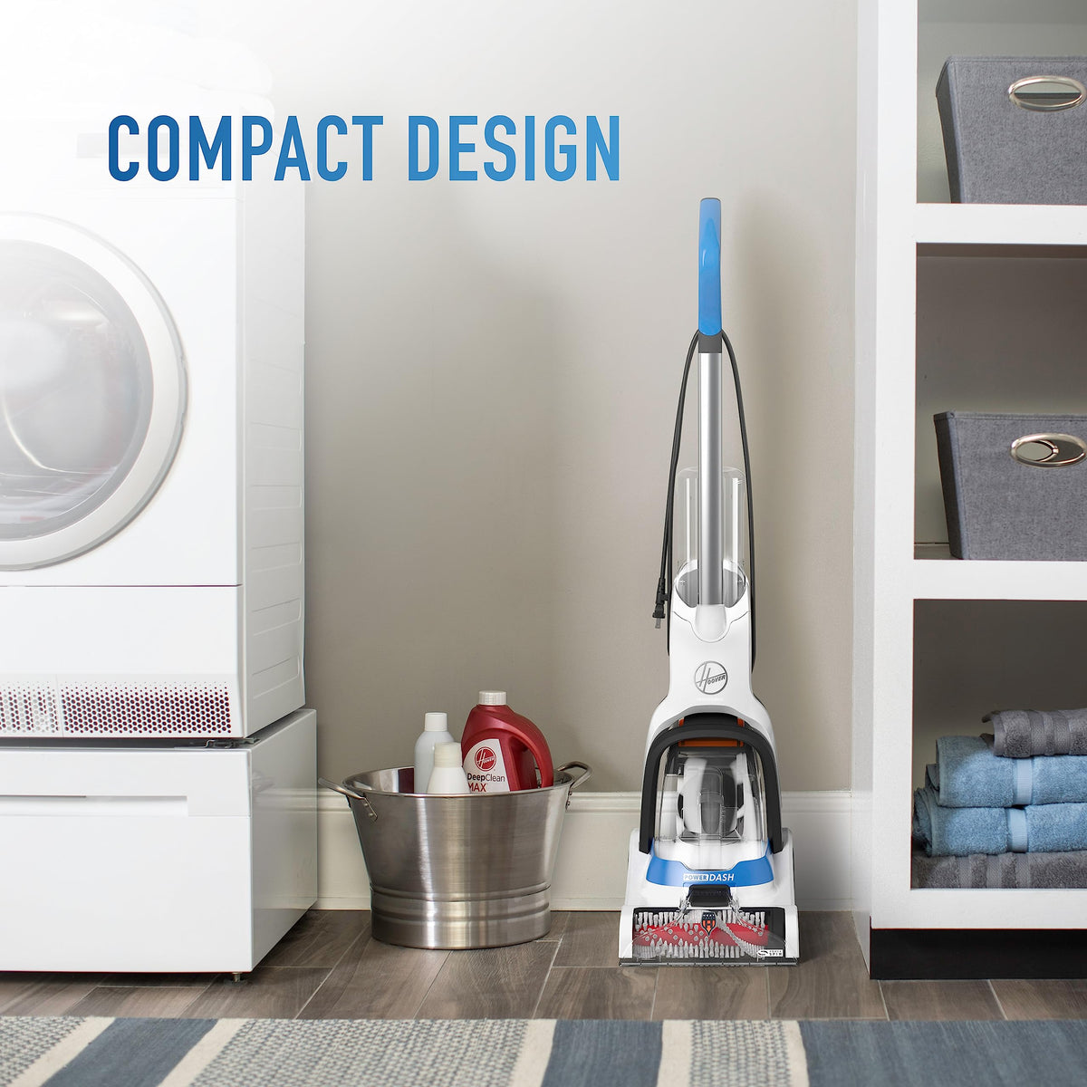 Hoover PowerDash HeatForce dries carpets faster for quick pickup
