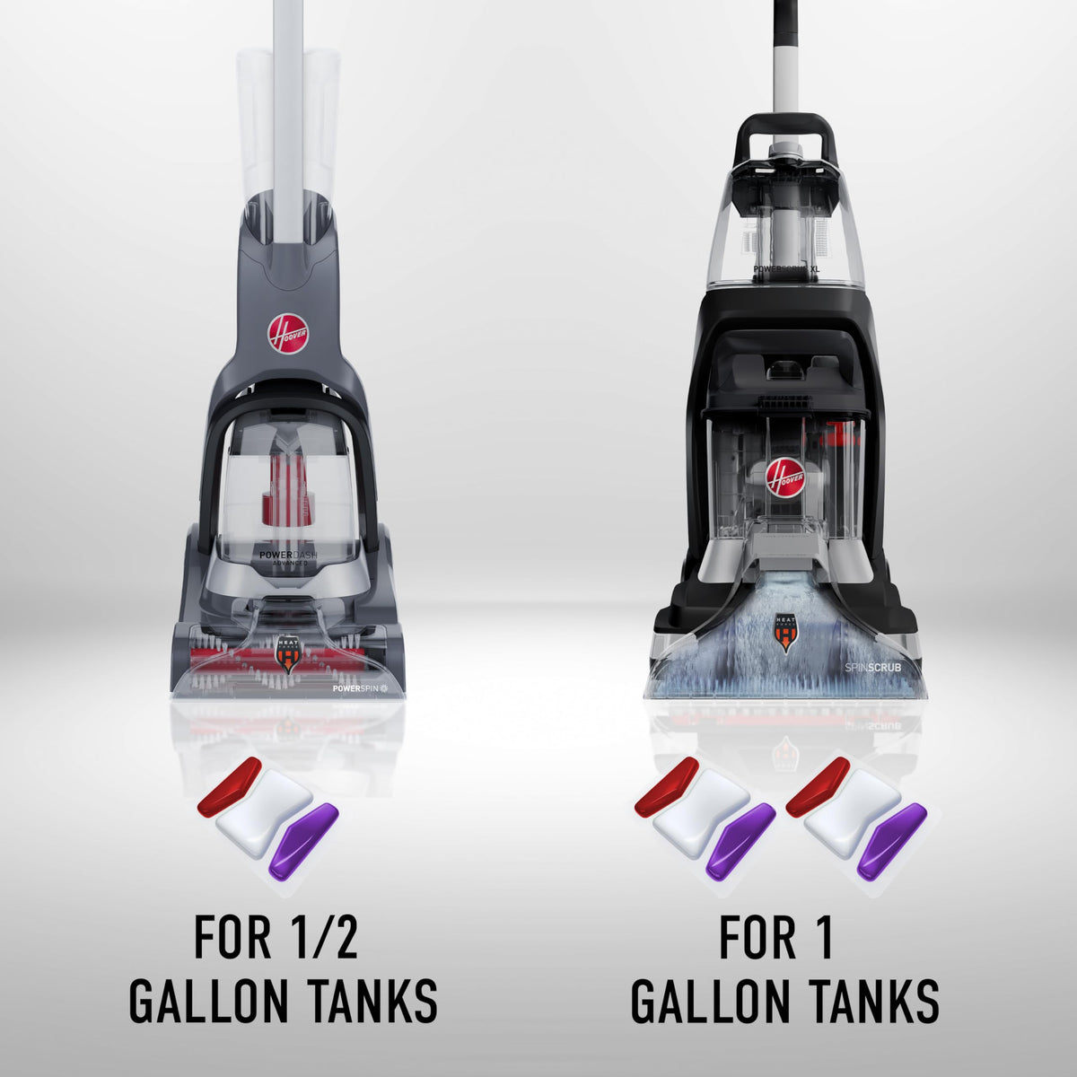 Hoover PowerDash Pet cleaner compact storage design fits small homes and apartments.