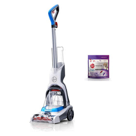 Hoover PowerDash Pet cleaner machine in compact form for easy storage and quick spot cleaning.