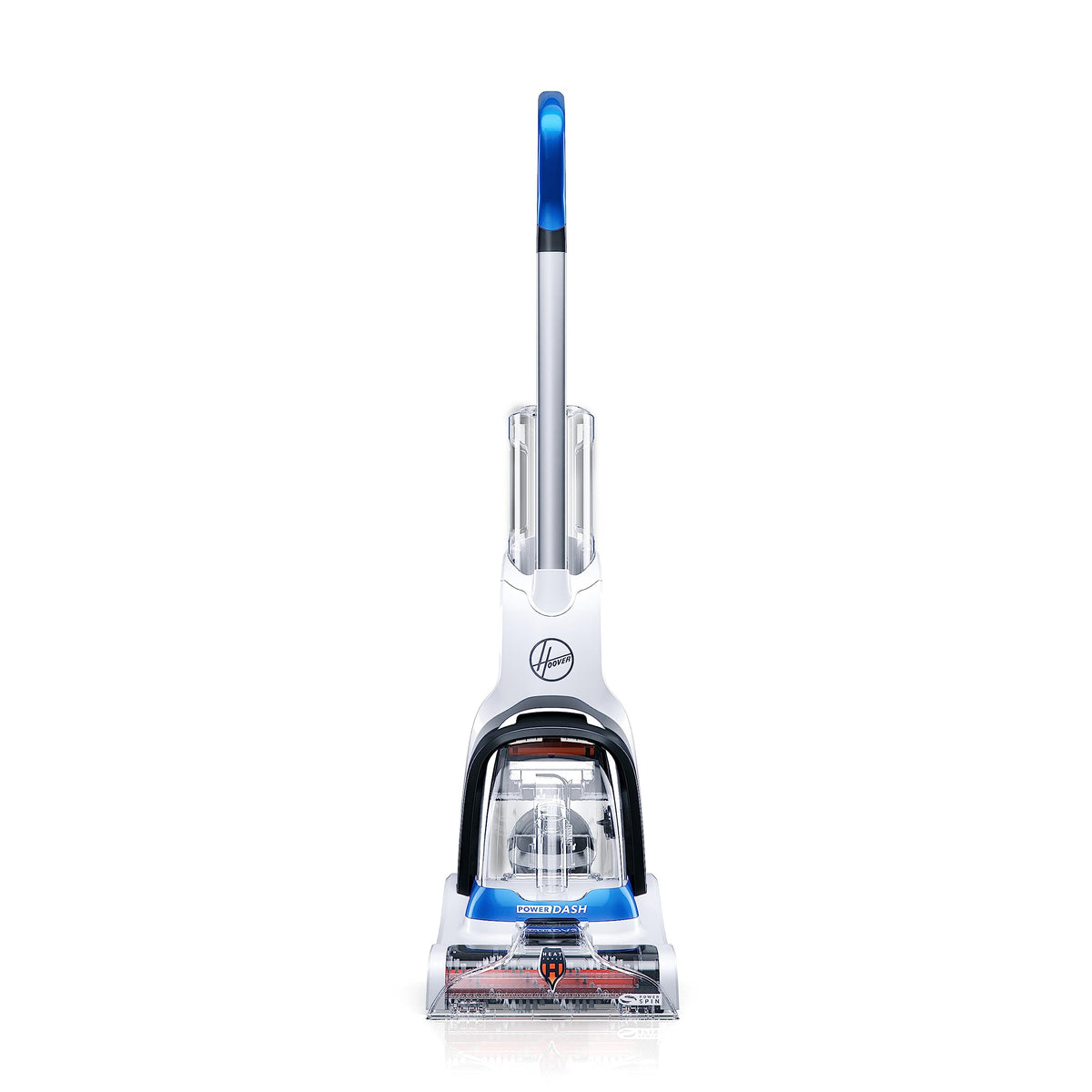 Hoover PowerDash Pet in action removing pet stains from carpet