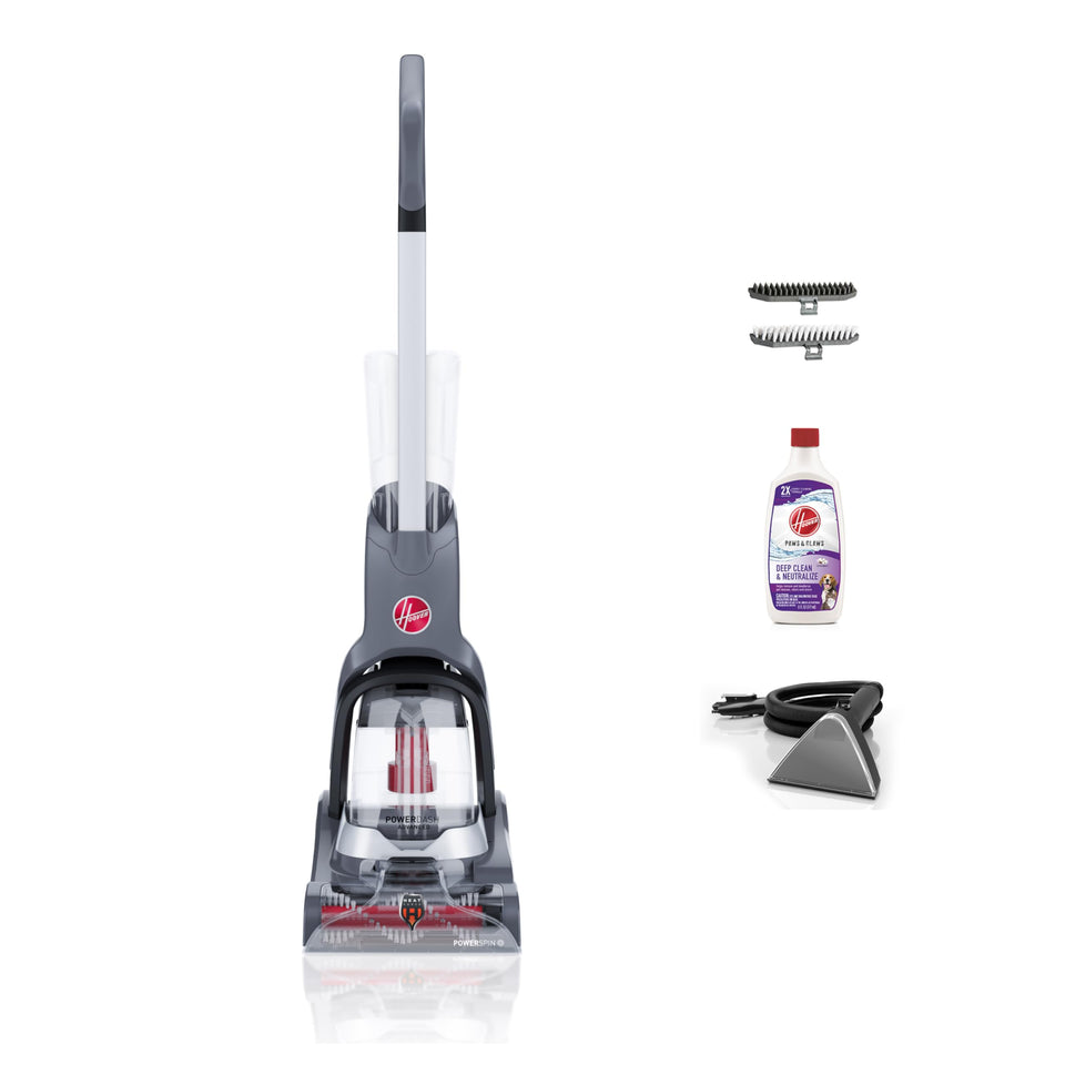 Hoover PowerDash Pet Advanced cleaner body for compact storage.