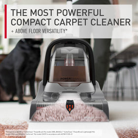 Hoover PowerDash PowerSpin Pet Brush Roll tackles pet odors.