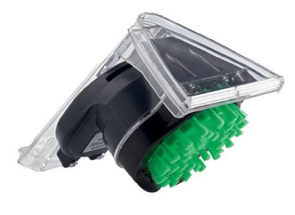 Hoover SpinScrub Stain Remover carpet brush demonstrates deep cleaning action for stubborn spots.