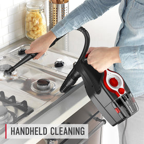 Hoover Steam Complete Pet Steam Mop steam stream cleans near grout