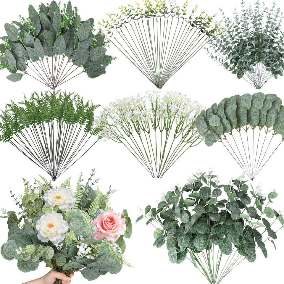 Hoplito silver dollar eucalyptus leaves for elegant wedding bouquets.