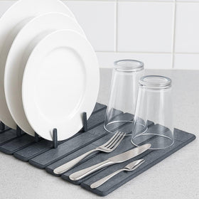 Hoppli compact storage bath mat folds flat for small spaces