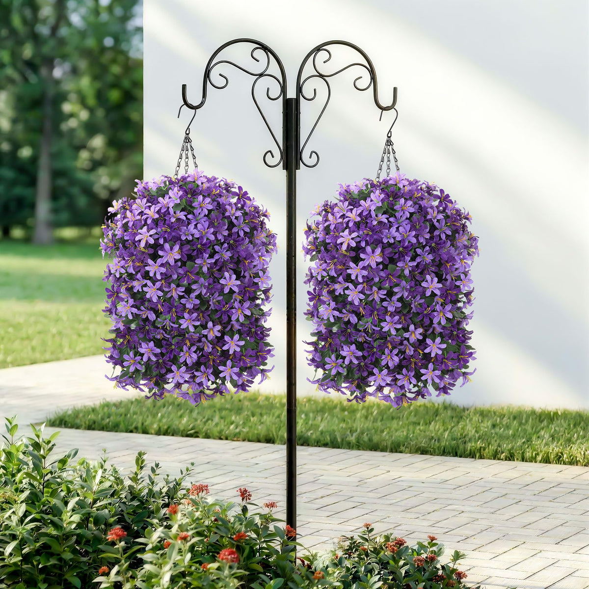 Hoppwodd dramatic trailing length showing 19.7-inch cascading effect