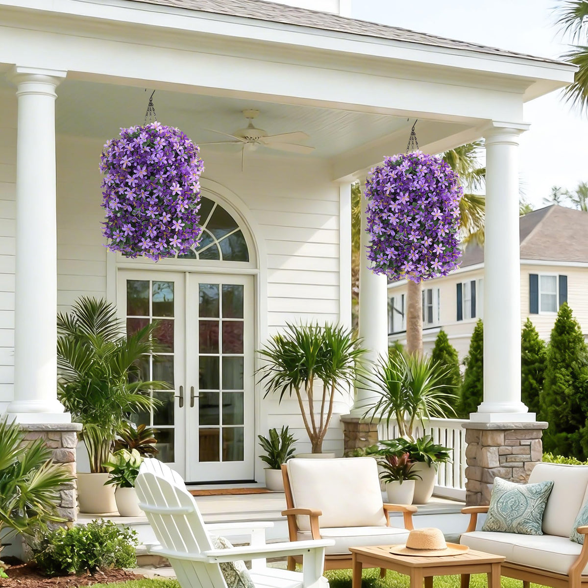 Hoppwodd hanging height 21.6 inches compatible with porches and pergolas