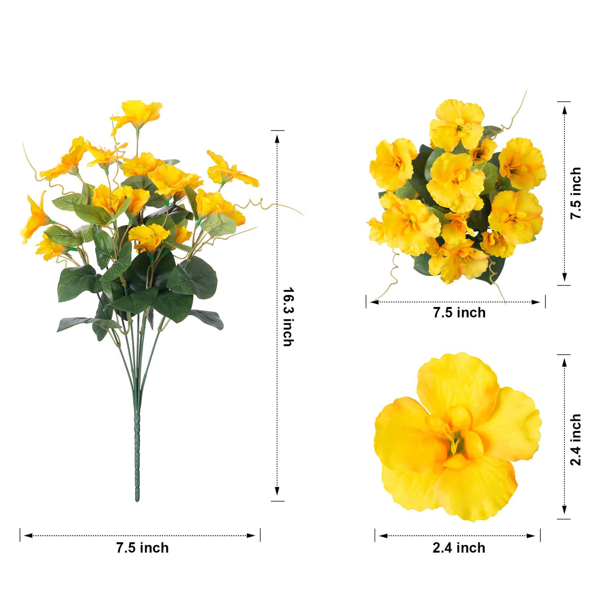 Hoppwodd hibiscus for porch and window box creates instant outdoor color.