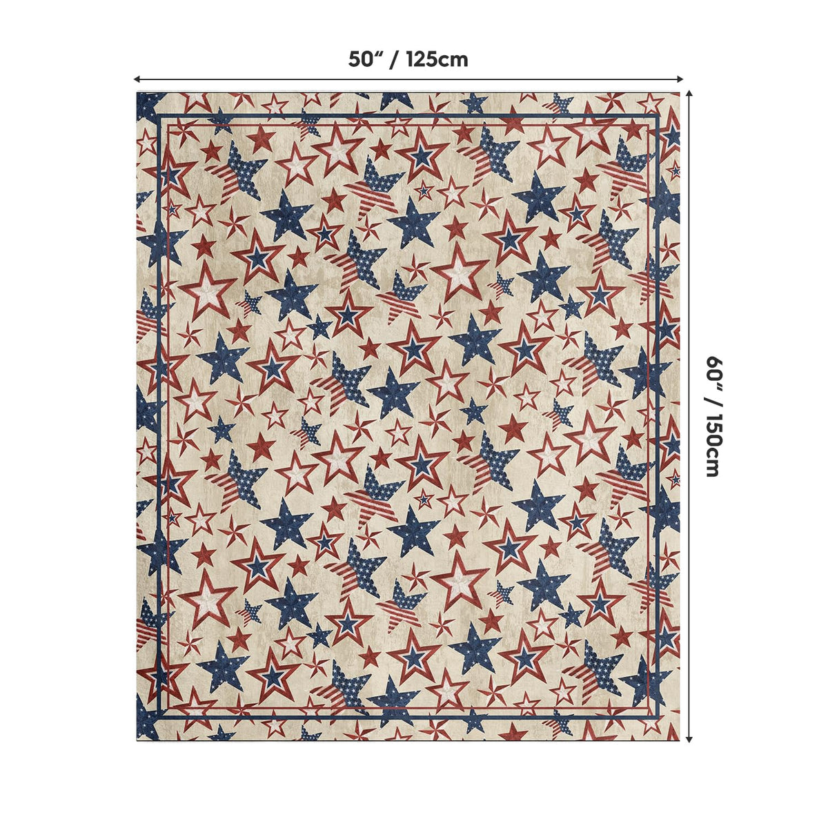 Neat stitching and durable finish on Horaldaily flannel blanket
